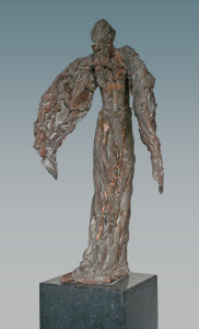 'Icarus', Kieta Nuij. beelden in brons