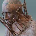 'Here, not there 3', Kieta Nuij, beelden in brons