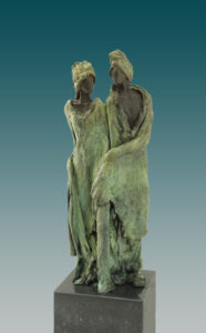 'Passanten' Kieta Nuij beelden in brons