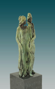 'Passanten' Kieta Nuij beelden in brons