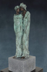 'Stroll', Kieta Nuij bronzen beelden