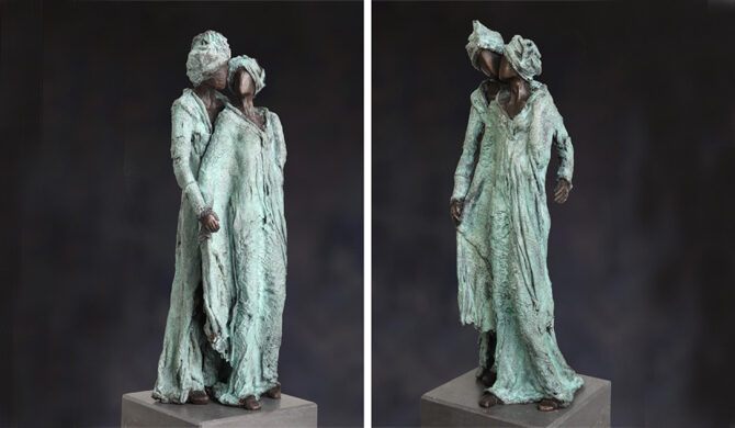 Whisper, Kieta Nuij beelden in brons