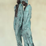 Leaning,... briefly, Kieta Nuij beelden in brons